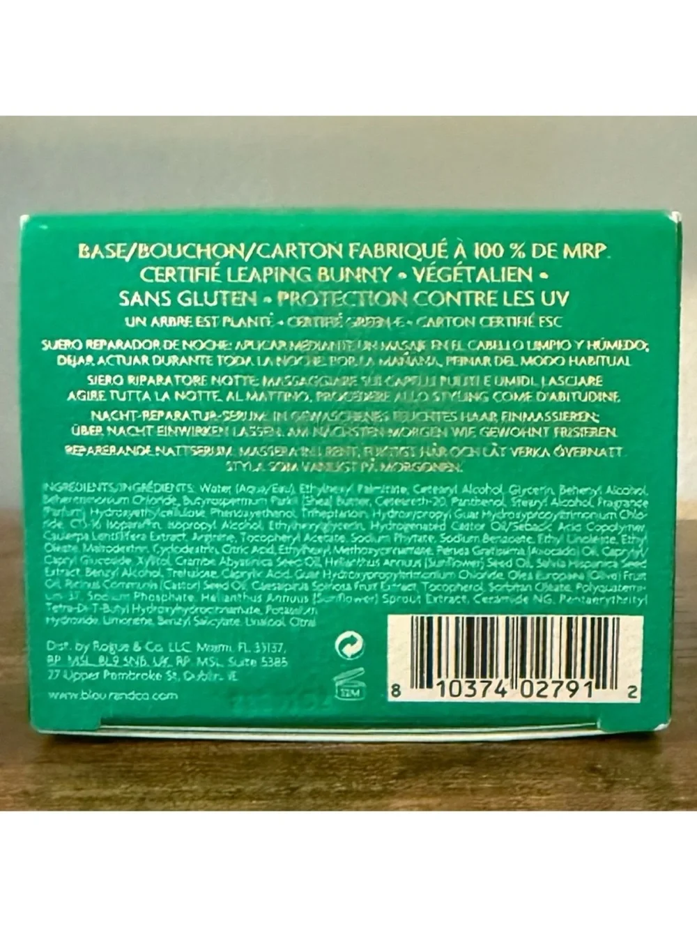 R+Co Bleu Sleep Masque Night Repair Serum Midnight Magic Full Size 2 oz/ 57 g